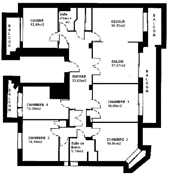 plan appartement t6