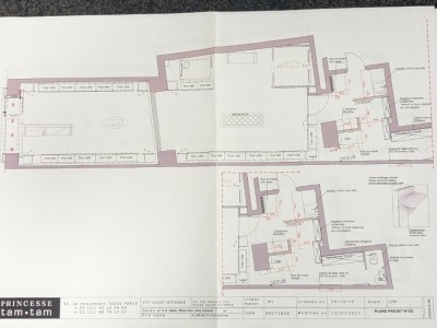 LOCAL COMMERCIAL A LOUER - ST ETIENNE CENTRE VILLE - 100 m2 - 2500€ HC par mois
