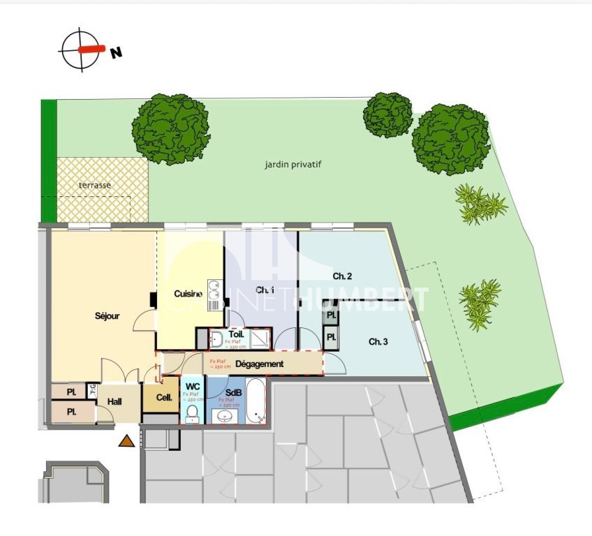 APPARTEMENT T4 A VENDRE - ST ETIENNE BEL AIR - 84.91 m2 - 215�000�&euro;