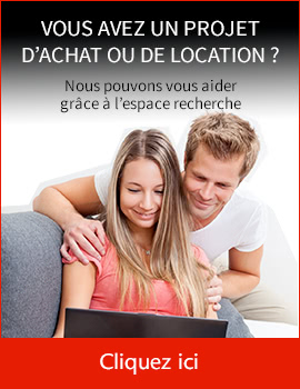 Crer votre compte Ma recherche en Vente ou en Location